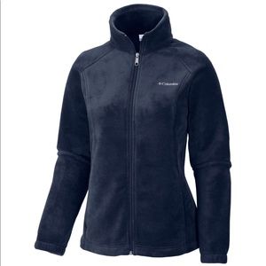 New Columbia Fleece Jacket Navy Blue XS